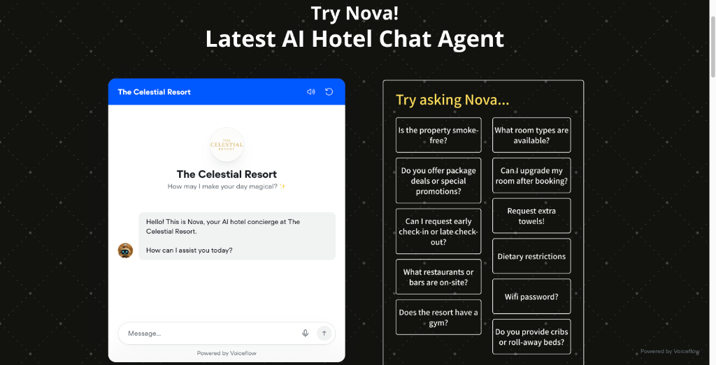 Nova Chat Agent